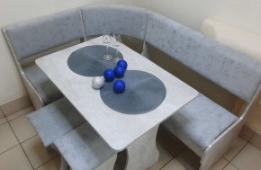 Кухонный уголок Миссия V велюр (цемент) в Болотное - bolotnoe.mebelnovo.ru | фото