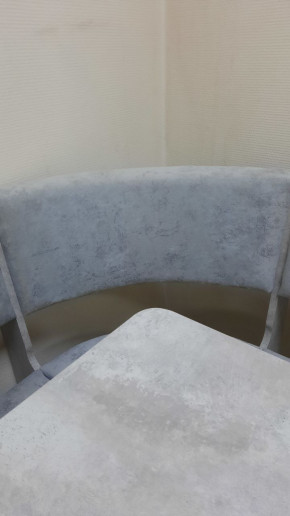 Кухонный уголок Миссия V велюр (цемент) в Болотное - bolotnoe.mebelnovo.ru | фото