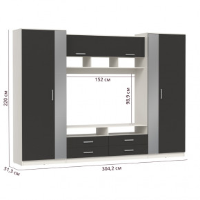 ШМЦ Вена  91.01 с зеркалом в Болотное - bolotnoe.mebelnovo.ru | фото