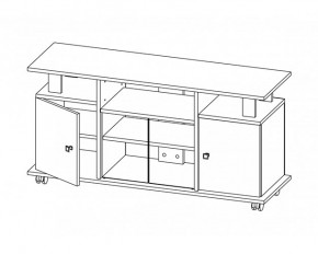 Тумба под ТВ Виста-13 Н в Болотное - bolotnoe.mebelnovo.ru | фото